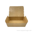 Disposable Take Away Kraft Paper Food Boxes 1500ml